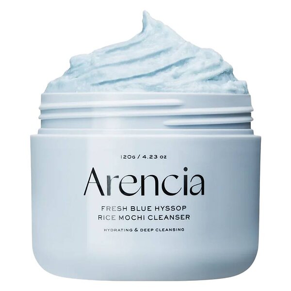 Arencia Blue Hyssop Rice Mochi Cleanser 120g  - ORIGINAL