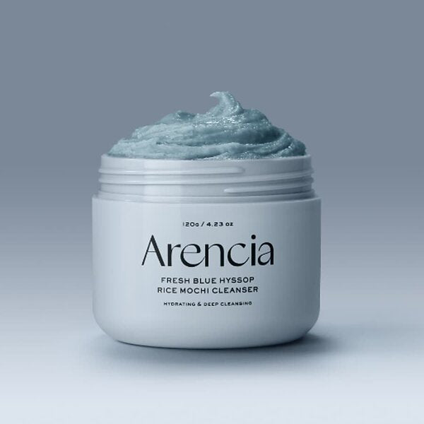 Arencia Blue Hyssop Rice Mochi Cleanser 120g  - ORIGINAL