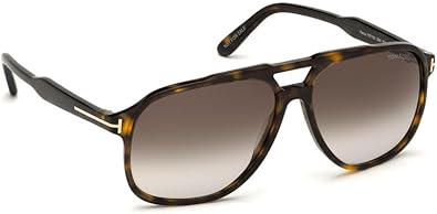 Tom Ford FT0753 52K Dark Havana FT0753 Pilot Sunglasses Lens