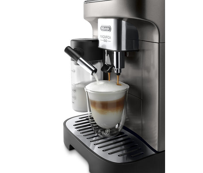 De'Longhi Magnifica Evo ECAM290.81.TB - Automatisk kaffekokare med mjölkskummare - 15 bar - titansvart