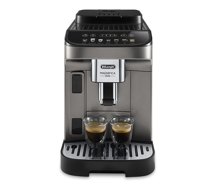 De'Longhi Magnifica Evo ECAM290.81.TB - Automatisk kaffekokare med mjölkskummare - 15 bar - titansvart