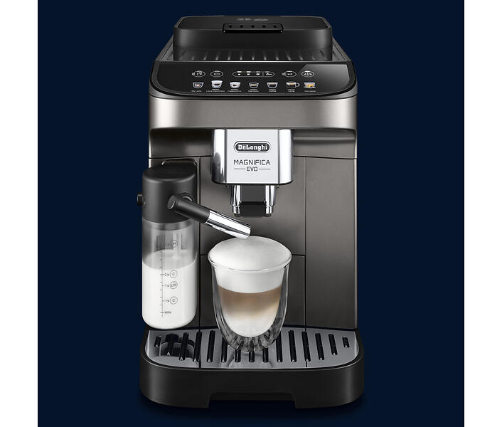 De'Longhi Magnifica Evo ECAM290.81.TB - Automatisk kaffekokare med mjölkskummare - 15 bar - titansvart