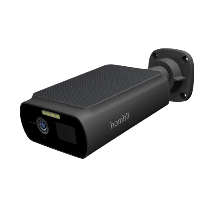 Hombli Smart Solar Cam 2K Svart - Helt Ny