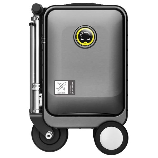 Airwheel Smart Riding Suitcase SE3S with Removable Battery, 21 Litre Storage, Black