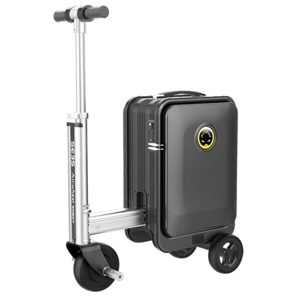 Airwheel Smart Riding Suitcase SE3S with Removable Battery, 21 Litre Storage, Black