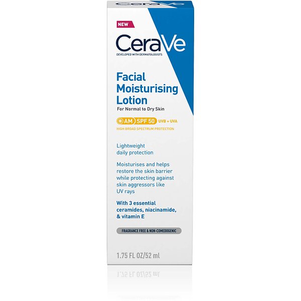 CeraVe Facial Moisturizing Lotion Normal/Dry Skin SPF50 52ml
