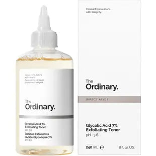 The Ordinary Glycolic Acid 7% Exfoliating Toner – 240ml
