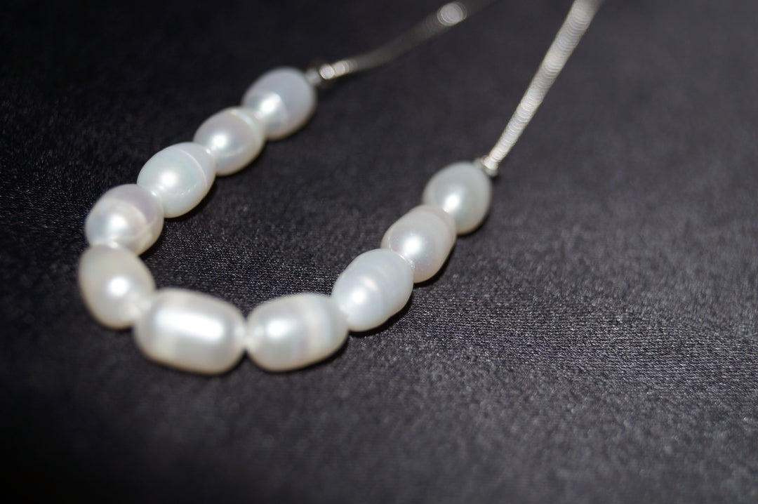 Oceana – Armband i Äkta Silver med Sötvattenpärlor 5,5g