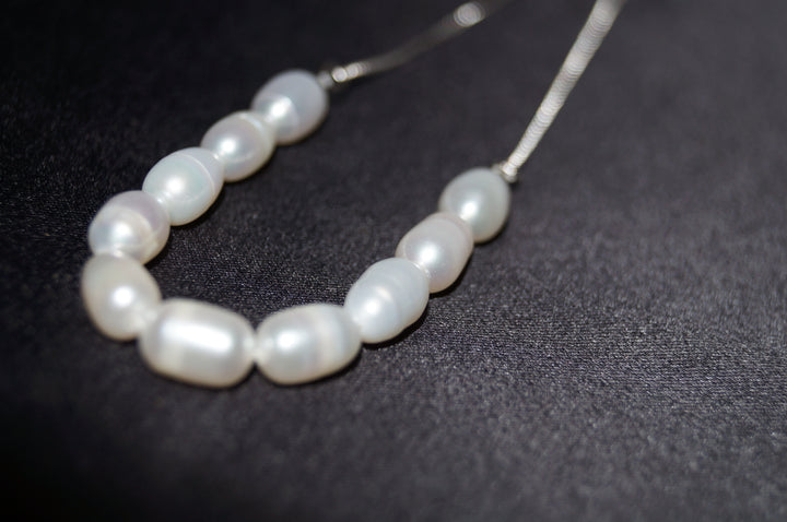 Oceana – Armband i Äkta Silver med Sötvattenpärlor 5,5g