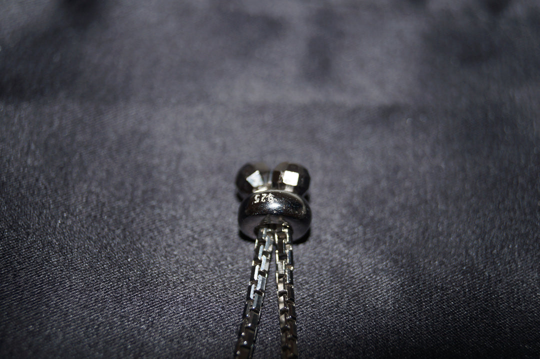 "Sofia" Justerbart Silverarmband med Klara Stenar – 925 Sterling Silver, 9,93g