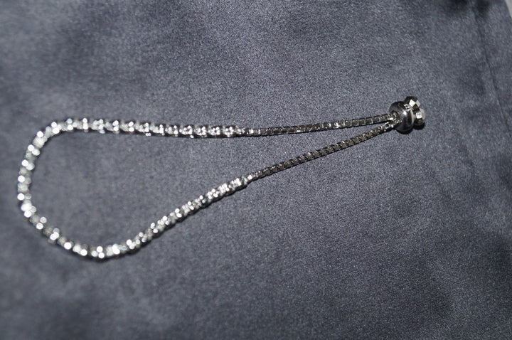 "Sofia" Justerbart Silverarmband med Klara Stenar – 925 Sterling Silver, 9,93g