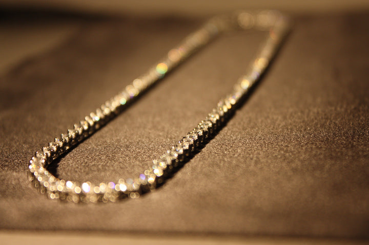 Tennis Halsband i 925 Silver med Glittrande Stenar – 15,4g | Unisex