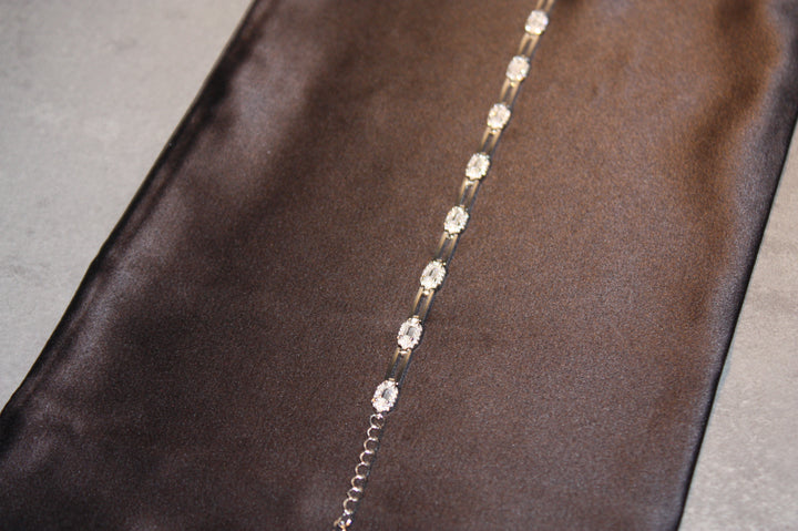 Aurora – Elegant Silverarmband med Rektangulära Glittrande Stenar – 8,18g