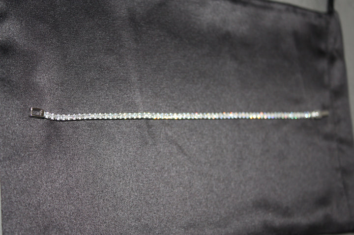 Tennisarmband i Äkta Silver – "Celeste" med Naturliga Stenar, 6,52 g