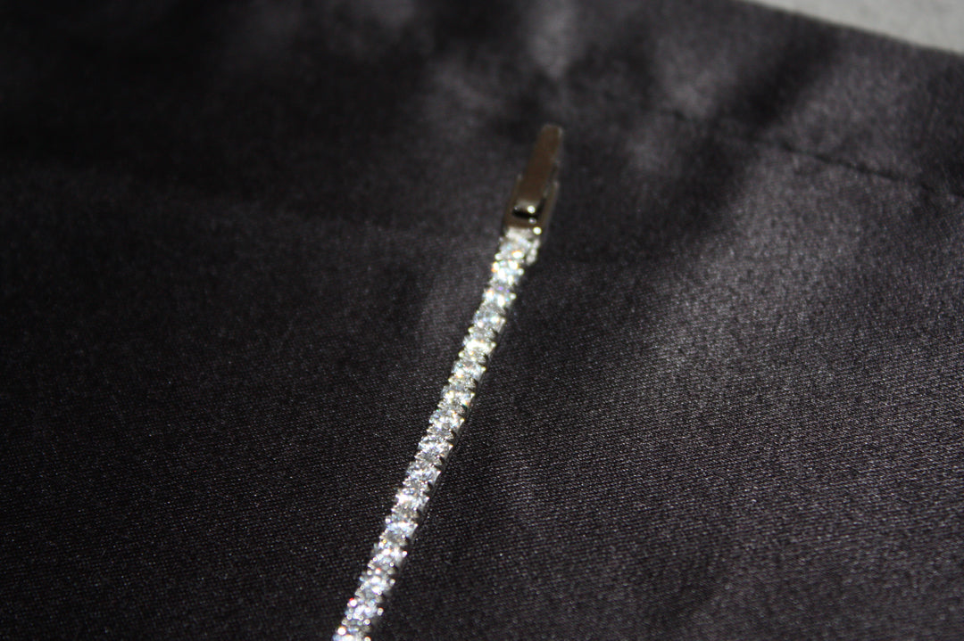 Tennisarmband i Äkta Silver – "Celeste" med Naturliga Stenar, 6,52 g