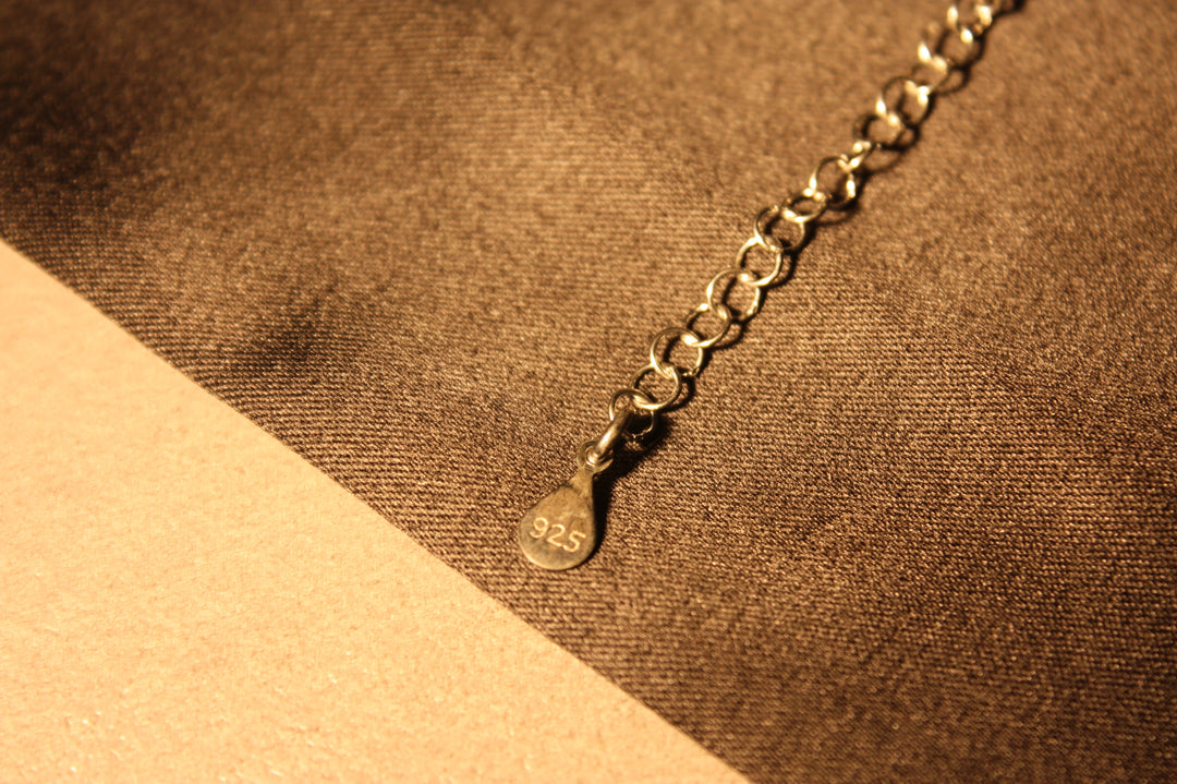 Amethyst Glow – Armband i silver med naturlig lila sten - 3,60g