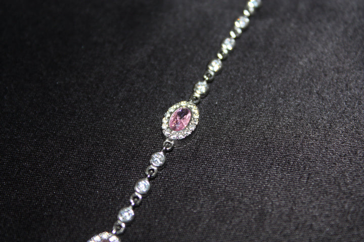 Armband i silver med rosa glans – Blush Radiance - 3,80g