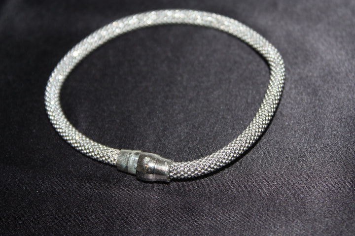 Milano Mesh – Armband i Sterling Silver - Stilrent armband i 925 silver med magnetlås