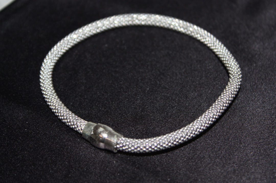 Milano Mesh – Armband i Sterling Silver - Stilrent armband i 925 silver med magnetlås