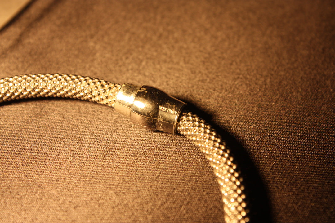 Milano Mesh – Armband i Sterling Silver - Stilrent armband i 925 silver med magnetlås