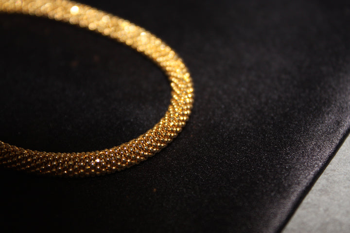 Luna Dorata – Guldglans i Silver - Lyxigt Armband i Förgyllt 925 Silver – Guldtonad Elegans