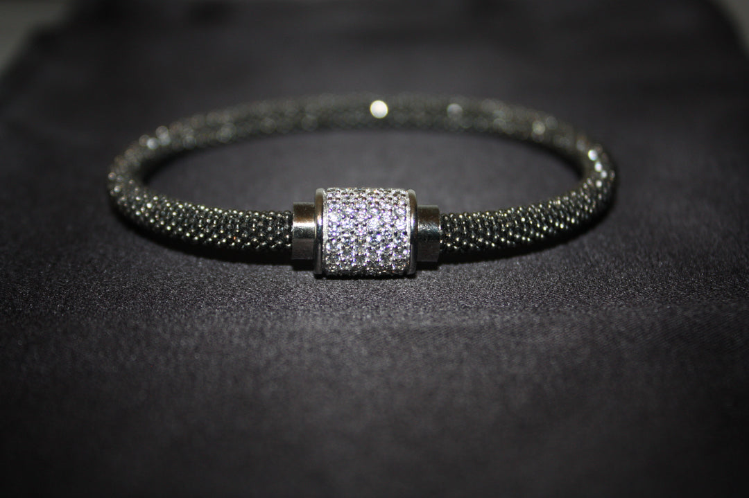 Luce Bianca - Elegant 925 Silverarmband med Klara Swarovski Zirconia – 16g