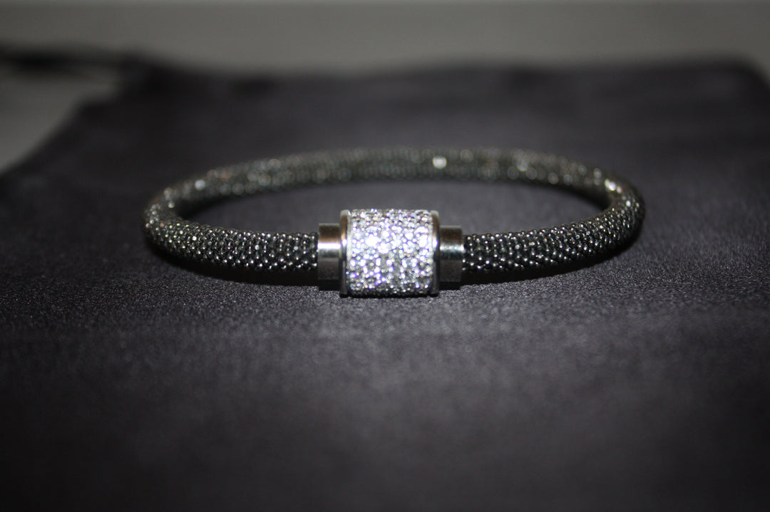 Luce Bianca - Elegant 925 Silverarmband med Klara Swarovski Zirconia – 16g