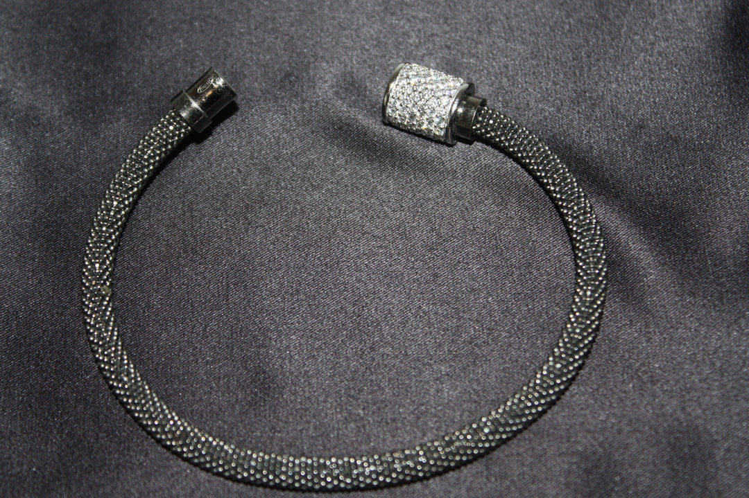 Luce Bianca - Elegant 925 Silverarmband med Klara Swarovski Zirconia – 16g