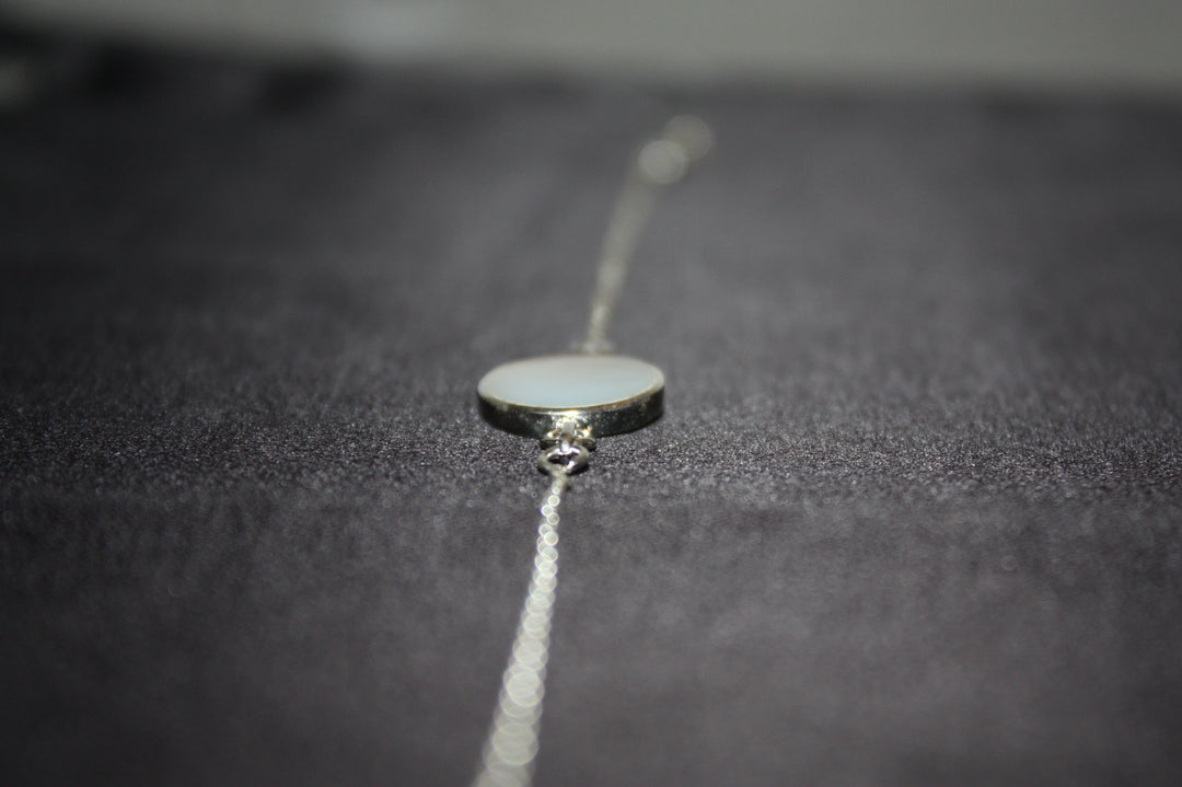 Luna Marea – Armband i 925 Silver med Pärlemor & Livets Träd