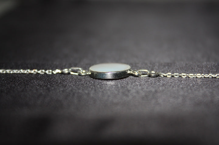 Luna Marea – Armband i 925 Silver med Pärlemor & Livets Träd