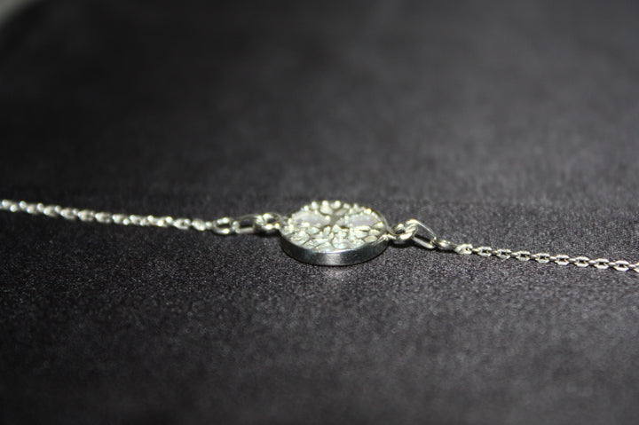 Luna Marea – Armband i 925 Silver med Pärlemor & Livets Träd