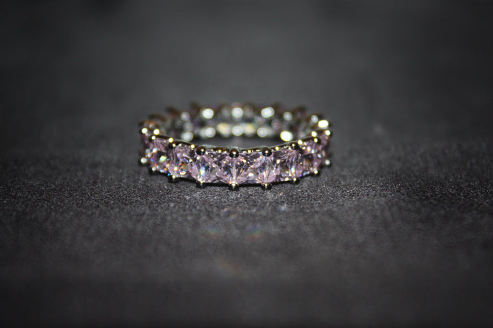Eternity Ring Aurora – Silverring med ljusrosa stenar (5.84g)
