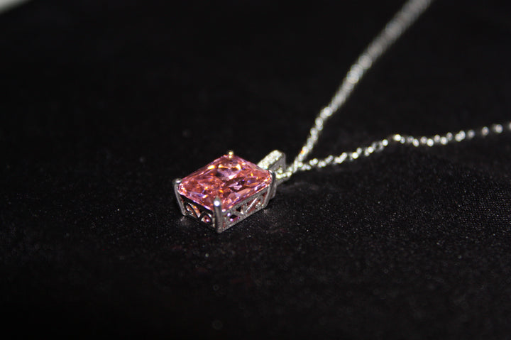 Roséljus™ Färgskiftande Ring & Halsband i 925 Silver – Magiskt Set