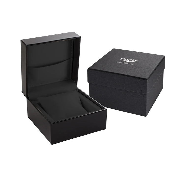 Elysee Rally Timer I - 80535 sapphire coated , 44mm , quartz , STAINLESS STEE