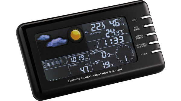 VENTUS W177 - Väderstation med färgskärm, regnmätare och anemometer W177
