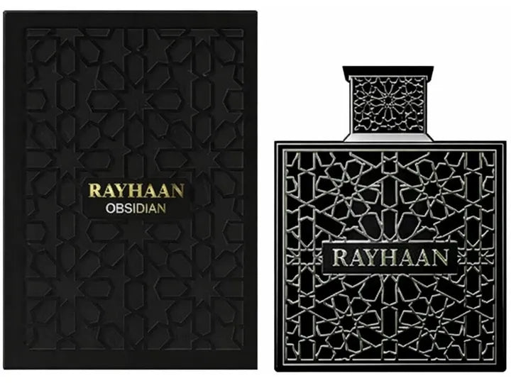 Rayhaan Obsidian Woody Spicy Amber Masculine edp 100ml