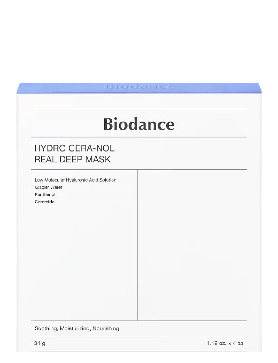 Biodance Hydro Cera-nol Real Deep Mask 4 st