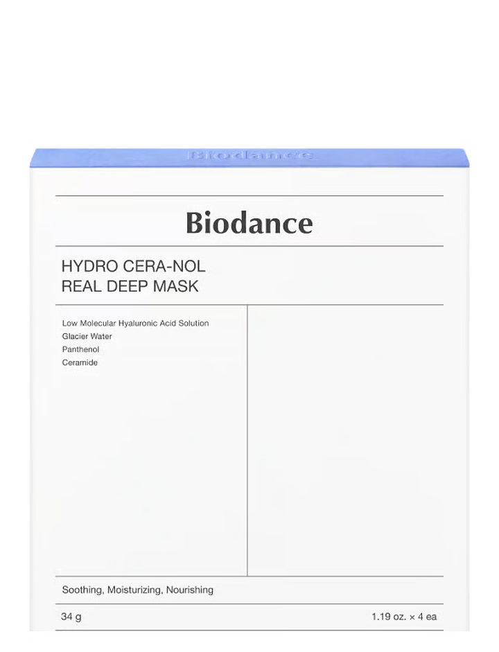 Biodance Hydro Cera-nol Real Deep Mask 4 st