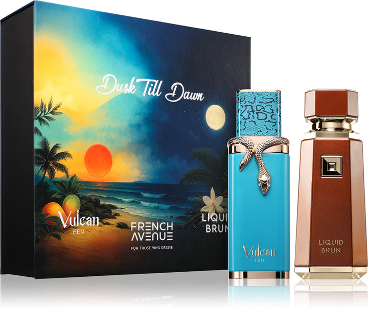 French Avenue Dusk Till Dawn Collection Parfymset -  Liquid Brun + Vulcan Feu