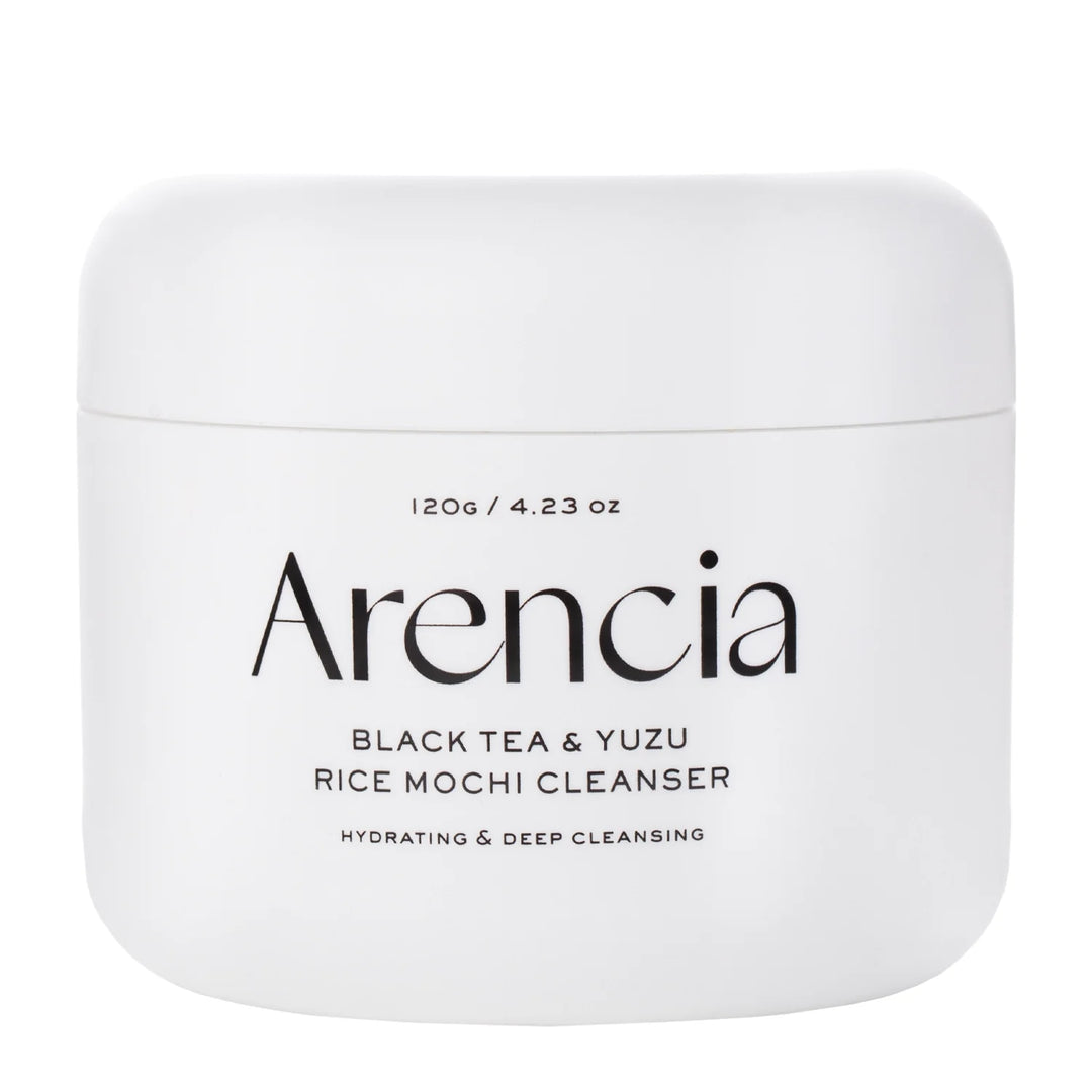 Arencia - Black Tea & Yuzu Rice Mochi Cleanser - Brightening and Cleansing Face Wash - 120g  - ORIGINAL