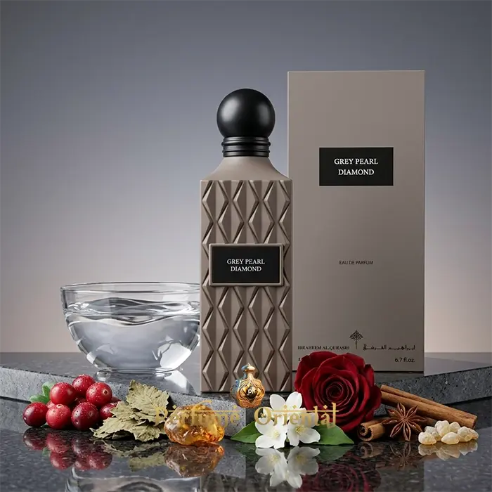 Ibrahim Al Qurashi Grey Pearl Diamond Eau de Parfum 150 ML