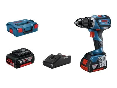 Bosch GSR Professional 18V-60 C - Borr/drivare - sladdlös 13 mm - 60 N·m - 2 batterier - 18 V