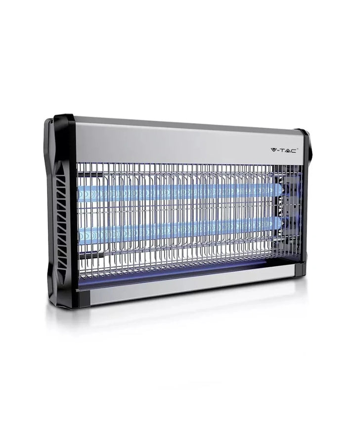 V-Tac insektslampa 2x15W, inomhus, UV-ljus, täcker 100m2